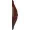Ekena Millwork Brontes Ceiling Medallion (Fits Canopies up to 3 5/8"), 25 1/2"OD x 5 1/2"P, Brushed Mahogany CM25BRBMF - alternate 2